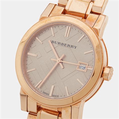 burberry bu9135 price|Burberry BU9135 The City Stainless Steel All Rose Gold 34mm.